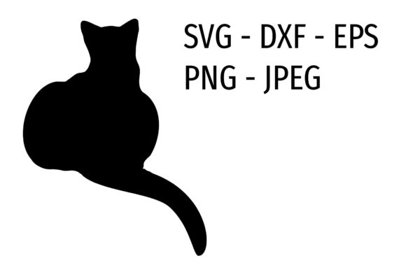 Cat Butt Silhouette