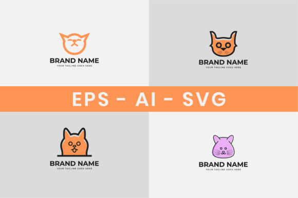 Cat Logo Design Set Review