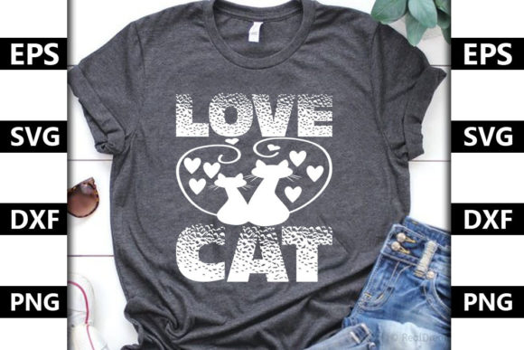 Cat Quote Design, Love Cat
