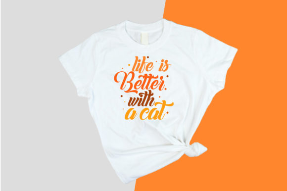 Cat T-shirt Design Png Vector Svg