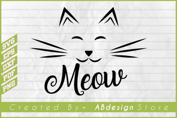 Cat T Shirt-Meow T Shirt Design Svg Love
