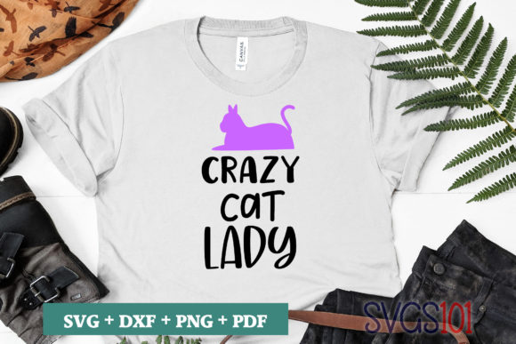 Crazy Cat Lady Tshirt Design