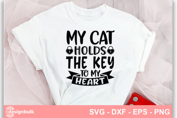 My Cat Holds the Key to My Heart SVG