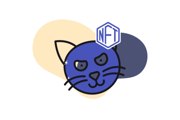 Pets Icon Cat Face NFT